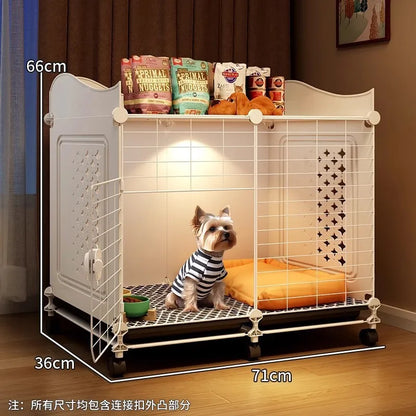 Dog Cage Small Dog Kennel One Room One Living Room One Bathroom Dog Villa Indoor Household With Toilet Bichon Teddy Only