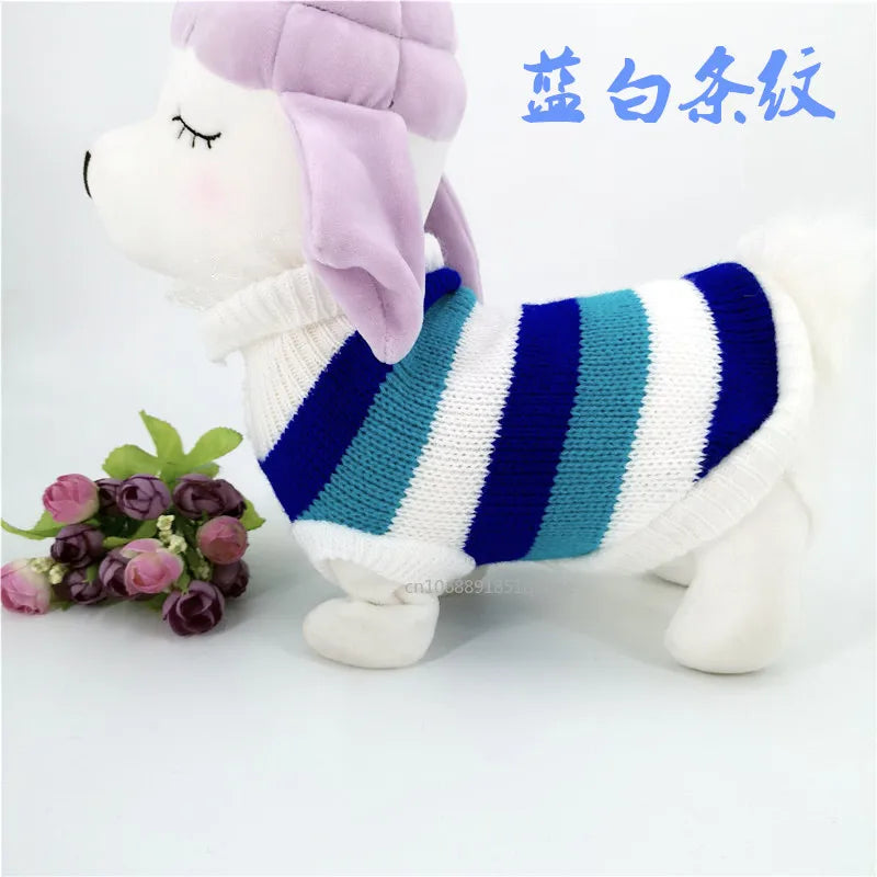 the PAWFROST COZY KNIT PET SWEATER - Small Cat/Dog Sweater/Pullover, Winter Dog Clothes for Small Dogs, Chihuahua/Yorkies Puppy Jacket, Pet Clothing Christmas