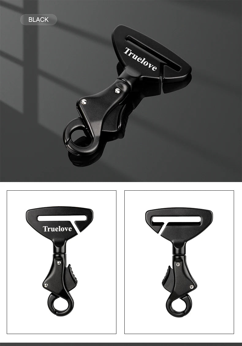 Truelove Pet All Car Seat Belt Safety Buckle with Collar or Harness High-quality Lightweight Aluminium Alloy Portable TLM1993