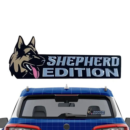 3D Dogs Badge Acrylic Funny Stylish Car Emblems & Badges German Shepherd Pit Bull Sticker Bulldog Decals Auto Exterior Stickers