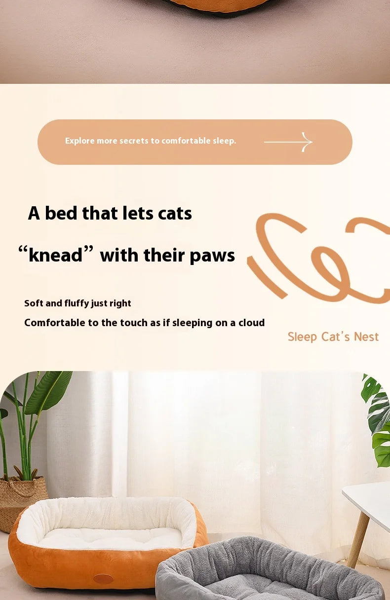 House Winter Warm Thickened Oval House All-Season Pet House Winter Small Dog House