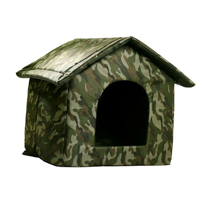 the STRAY HUT - Shelter: Portable and Weatherproof Bed for Stray Cats and Dogs
