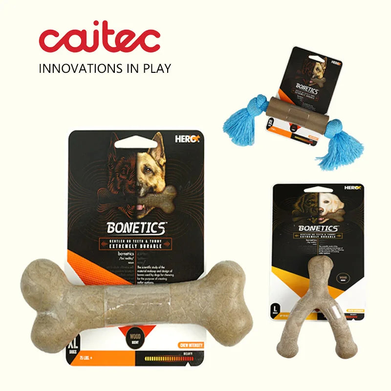 the CHEWY - Caitec Dog Toys, Chewing Bone Toys, Durable Bite Resistant, Great for Tossing and Chasing, Suitable for Small to Large Dogs