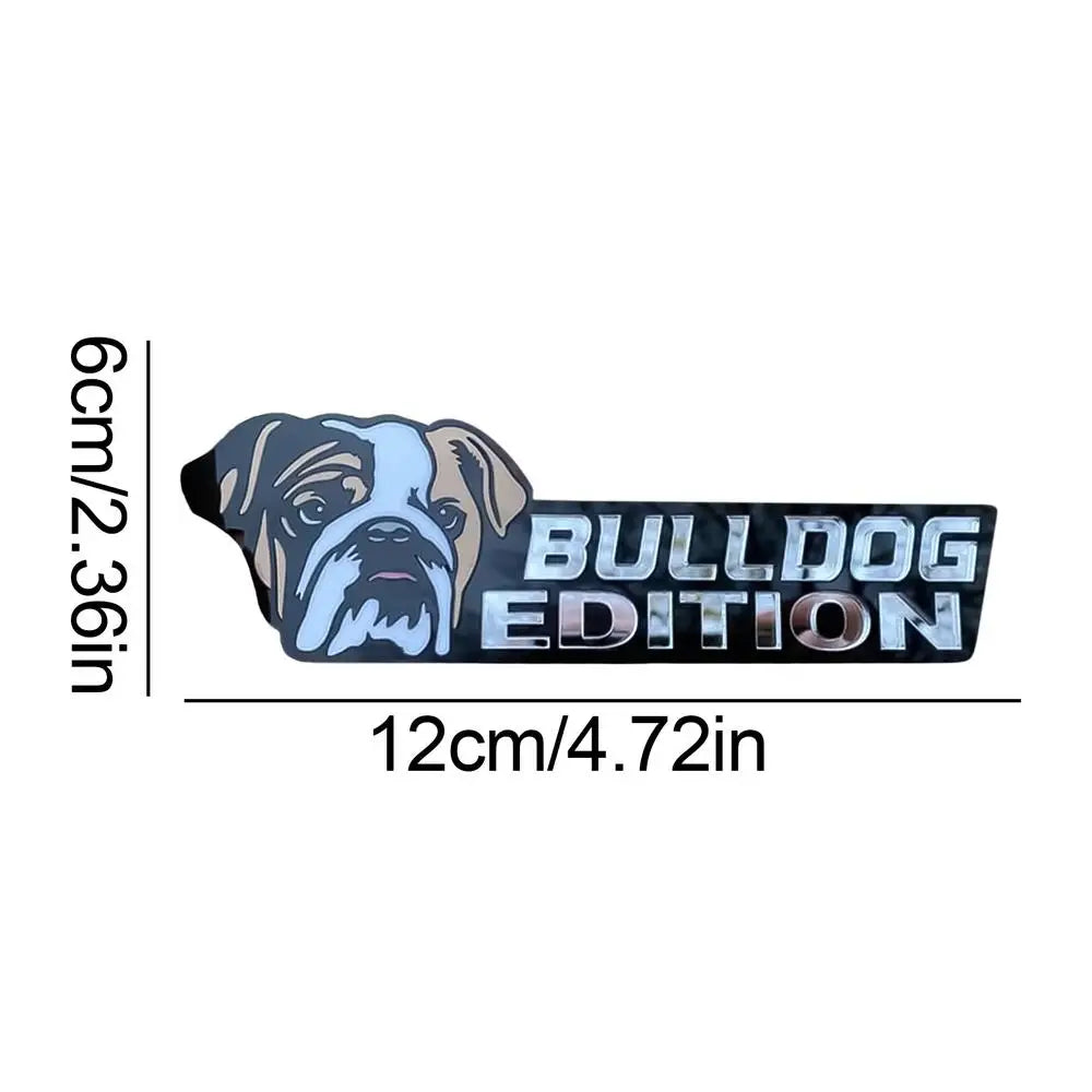 3D Dogs Badge Acrylic Funny Stylish Car Emblems & Badges German Shepherd Pit Bull Sticker Bulldog Decals Auto Exterior Stickers