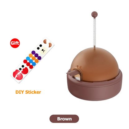 Dog Feeding Toy Interactive Food Dispenser Built in Battery & Sounder Inspiring Patience & Curiosity of Pets Cat & Dog Snack Toy