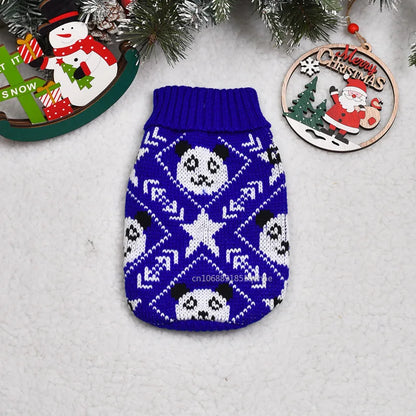 the PAWFROST COZY KNIT PET SWEATER - Small Cat/Dog Sweater/Pullover, Winter Dog Clothes for Small Dogs, Chihuahua/Yorkies Puppy Jacket, Pet Clothing Christmas