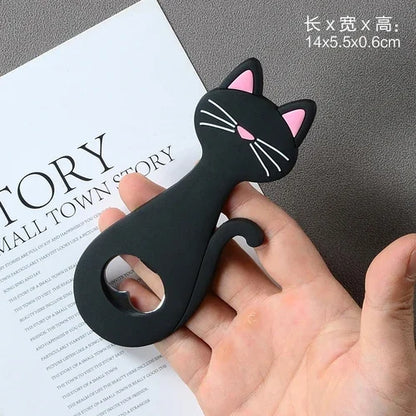 Cartoon Cute Animal Paw Wine Bottle Opener Beer Bottle Opener Cat Magnet Refrigerator Sticker Dog Fridge Magnet Beer Opener