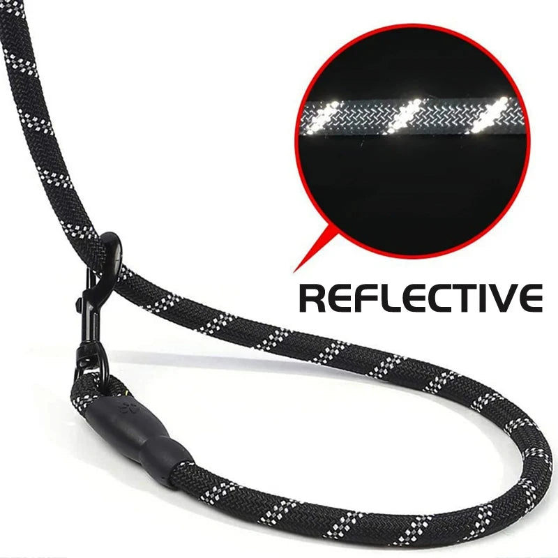 the COMFORT GRIP SAFETY LEASH - Reflective Dog Leash with Comfortable Padded Handle - Double Heavy Duty Traction Rope for Strong Dogs - Enhance Safety and Control