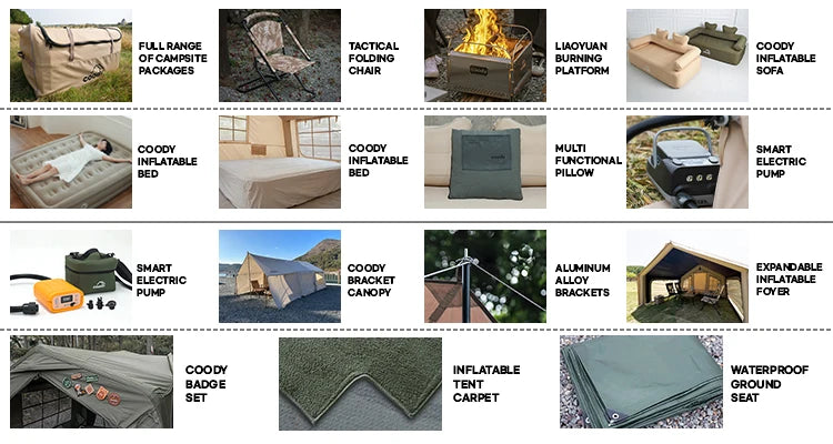 Outdoor Camping Pet Tent Waterproof Breathable Warm Inflatable Portable Small and Medium Dog Cat Nest