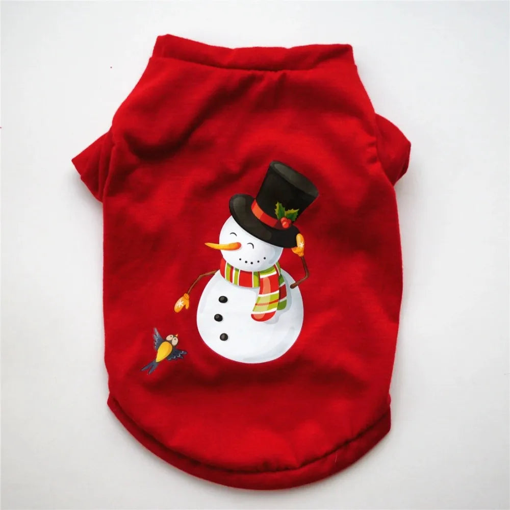 Factory direct sales of dog clothes, Christmas clothing, t-shirts, teddy bears, Pomeranians, holiday parties, pets