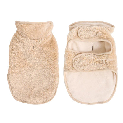 Winter Warm Dog Jacket Sweater For Small Medium Dogs Cats Reversible Fleece Puppy Pedded Clothes Coat Chihuahua Yorkie Costume