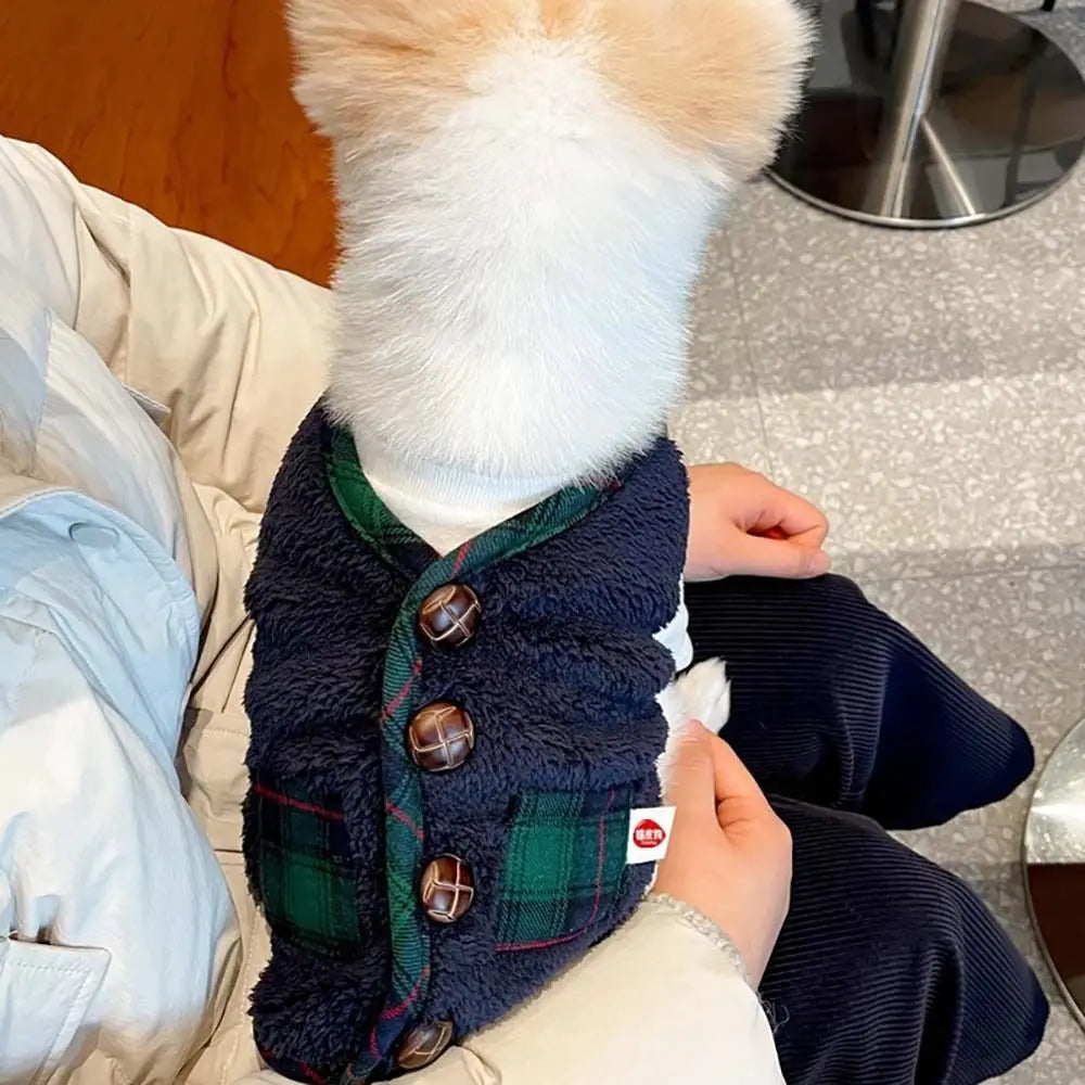 Autumn Winter Warm Coat Vest Shirt Christmas Puppy Cats Pet Supplies Dog Costume Dog Clothes Pet Vest