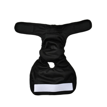 3pcs Female Dog Diapers Washable Reusable Doggie Puppy Nappies Physiological Pants Cute Adjustable Pet Sanitary Panties Short