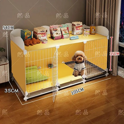 Kennel Luxury Large Space With Villa Dog Cage Small Dog Separation