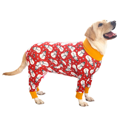 2024 New Halloween Prints Dog Four-legged Suit for Large Medium Bodysuit Dogs Pajamas PJS Full Body for Shedding Prevent Licking