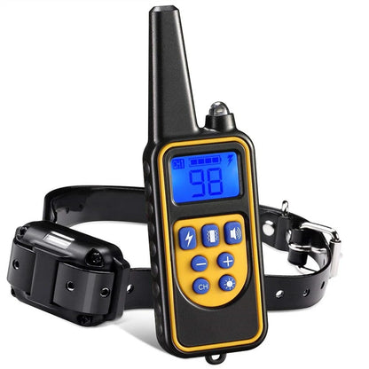 the POWERPET COMMAND PRO - VIP Electric Dog Training Collar, Waterproof Dog Bark Collar, Pet with Remote Control Rechargeable Anti-Barking Device Equipment