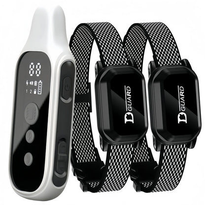 the ULTRACOMMAND DIGITAL TRAINER - 800m Digital Dog Training Collar, Waterproof Rechargeable Remote-Control Pet with LCD Display for All Size Shock Vibration Sound