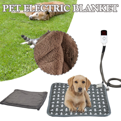 220V 20W Pet Electric Heating Pads Heated Blanket Winter Dog Cats Warmer Mat Sleeping Bed Pet Supplies Washable blanket Mats