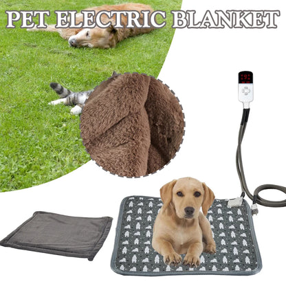 220V 20W Pet Electric Heating Pads Heated Blanket Winter Dog Cats Warmer Mat Sleeping Bed Pet Supplies Washable blanket Mats