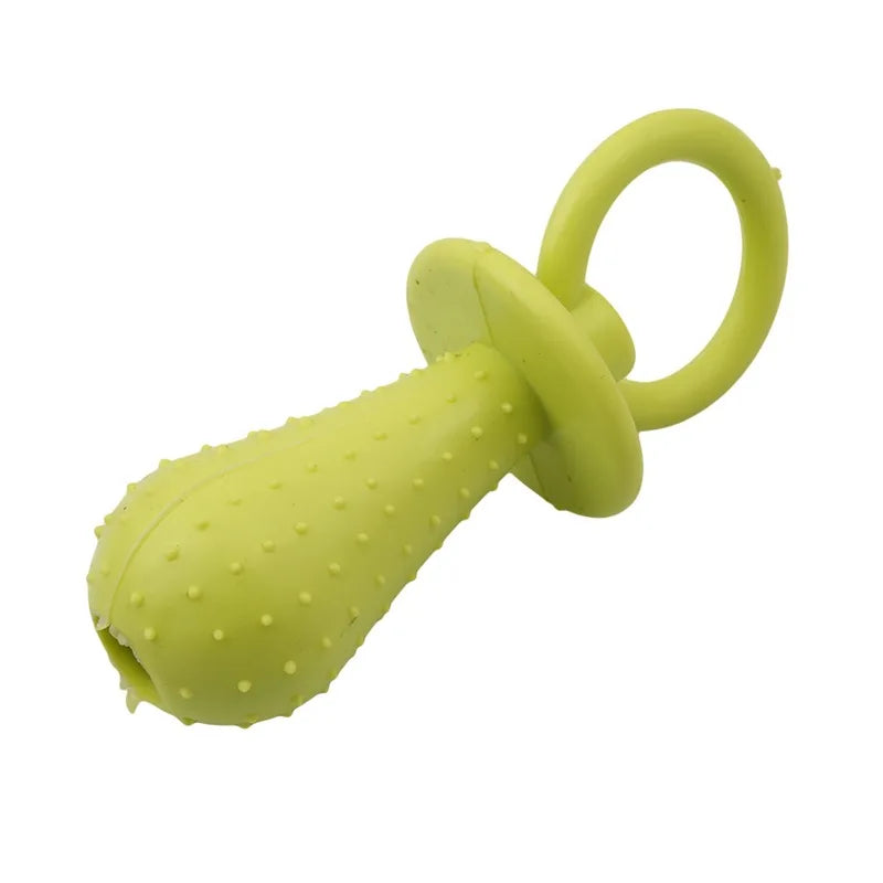 1pc Rubber Nipple Toys For Dog Pet  Resistant Chewing Teething  Small Cat Puppy Cleaning Bite Pet Products