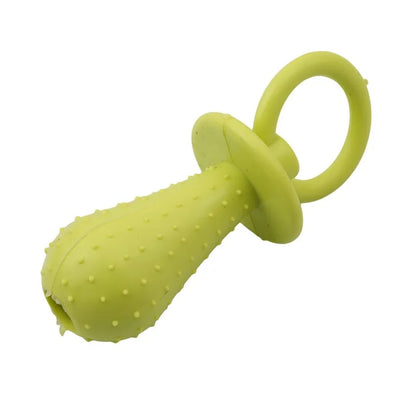 1pc Rubber Nipple Toys For Dog Pet  Resistant Chewing Teething  Small Cat Puppy Cleaning Bite Pet Products