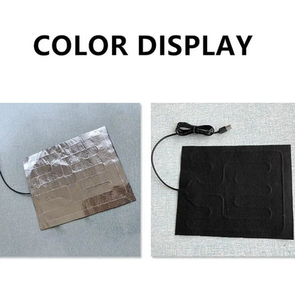 USB Folding Heated Seat Cushion Car Seat Heating Pet Cushion Dog /Cat Winter Electric Warming Mat