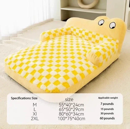 Pet Autumn And Winter Dog House Warm Removable And Washable Dog Bed Dog Sofa Winter Mat Sleeping Pad