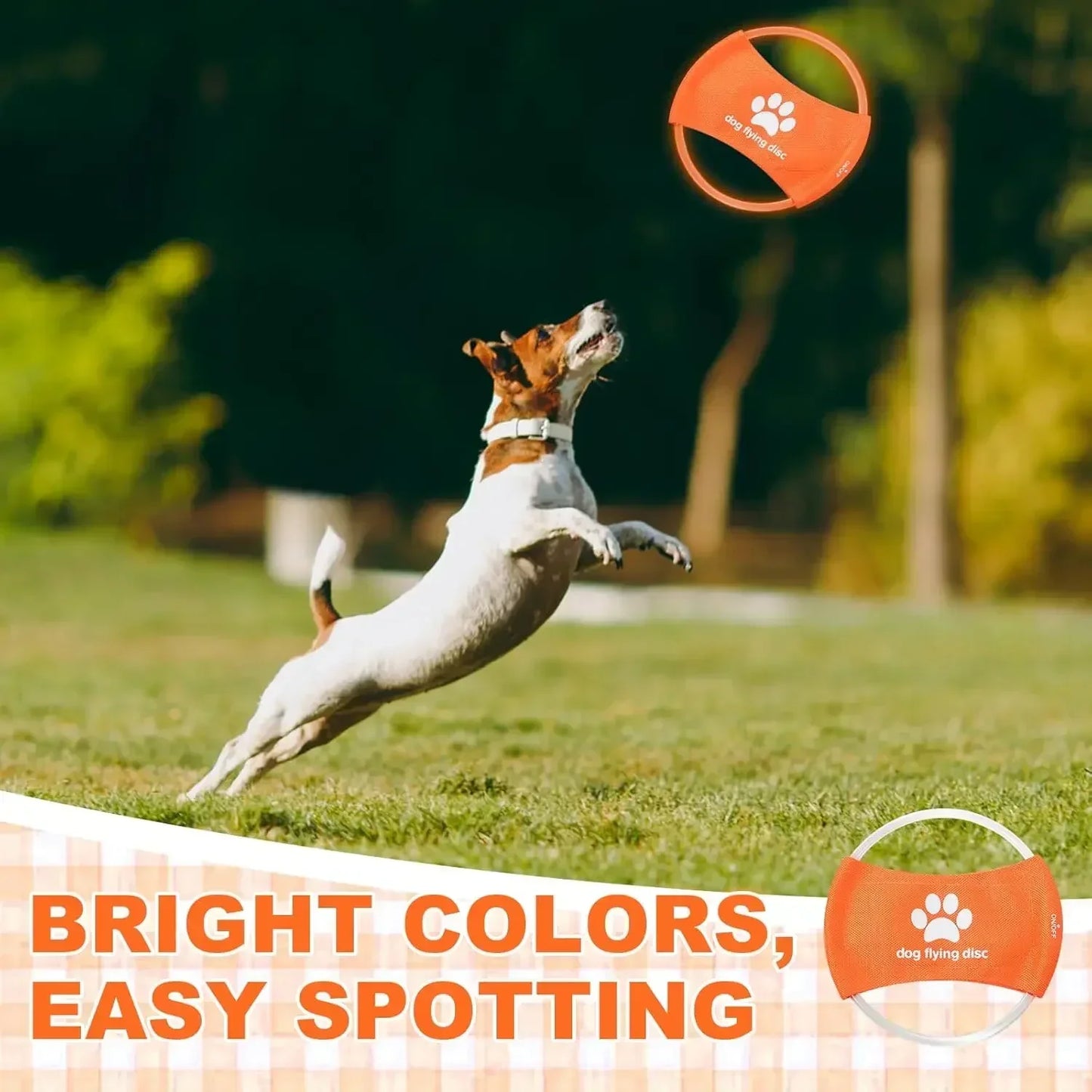 Dog Toy LED Glowing Rechargeable Disc Flying Toys with 3 Light Modes Pet Interactive Toys Training Throwing Dog Accessories