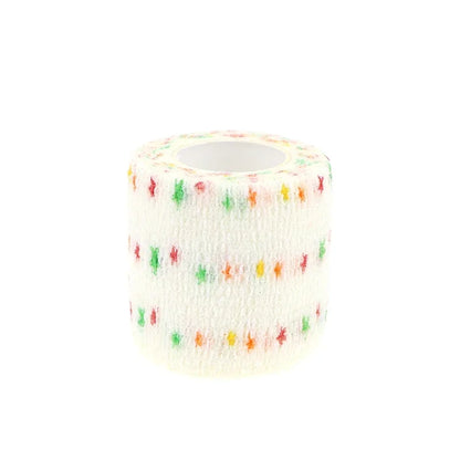 12 Rolls Self Adherent Bandage Elastic Bandage Self Adhesive Bandage Vet Wrap for Dog Cat Horse Pet Animals Ankle Sprains