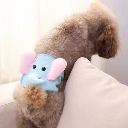 Cute Cartoon Dog Physiological Belt Elephant/Lion/Bear Cotton Dogs Panties Shorts Adjustable Soft Male Dog Safety Pants For Dogs