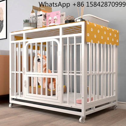 the ROLL-AWAY KENNEL - Bold Reinforced Dog Cage