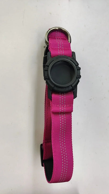 the FINDMYPAWS AIRTAG COLLAR - Dog Collar Reflective Waterproof Transparent Cover Airtag Locator Anti-Loss Pet Collar