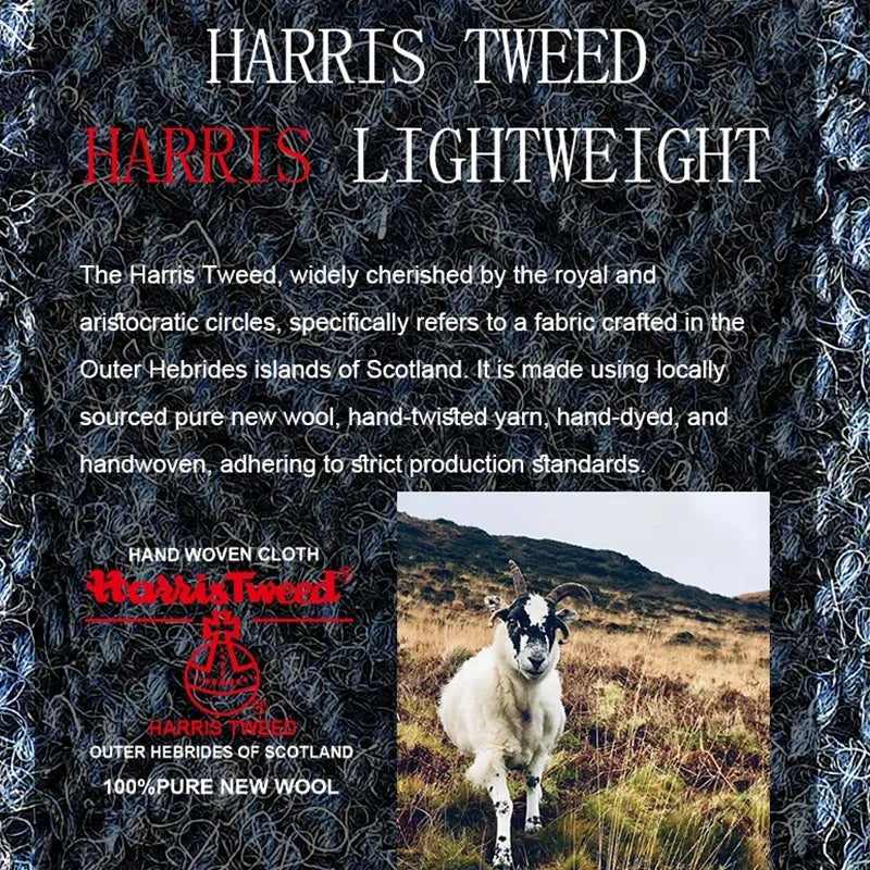 the TWEEDTREK HARNESS SET - Truelove Pet Harness Leash Set, Harris Tweed Fabric, No Pull Dog Vest Harness for Walking/Training, Adjustable, Easy Control