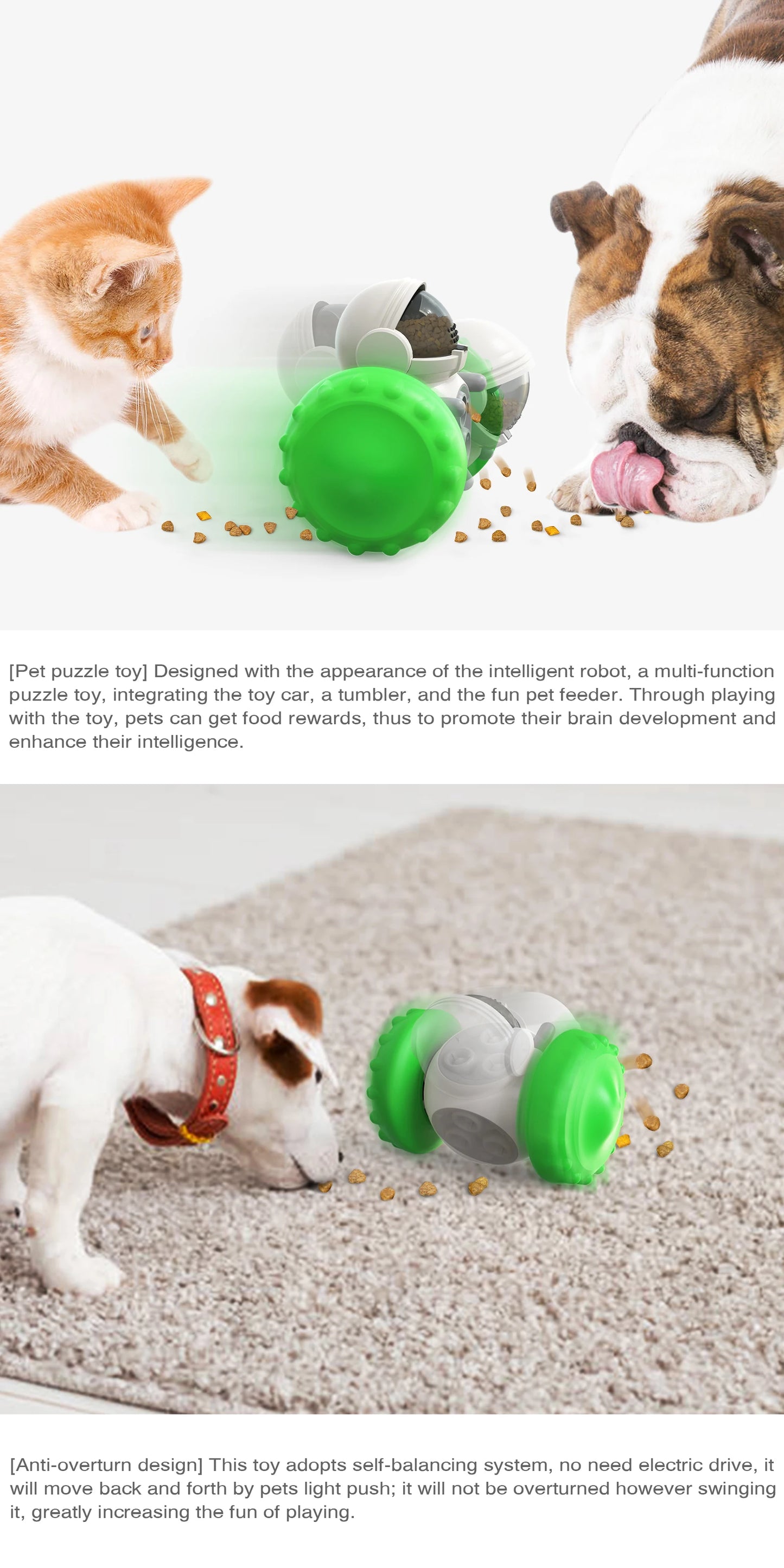 Treating Training Dog Toys Interactive Planet Treat Puppy Plaything Multifunctional Food Dispensing ABS Pet Toys for Big Cat Dog