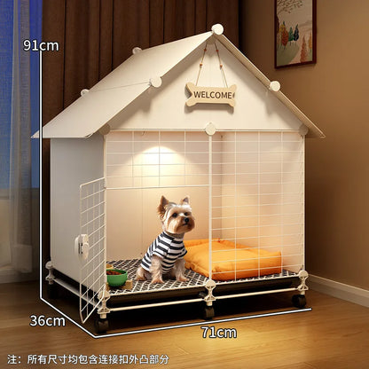 Dog Cage Small Dog Kennel One Room One Living Room One Bathroom Dog Villa Indoor Household With Toilet Bichon Teddy Only