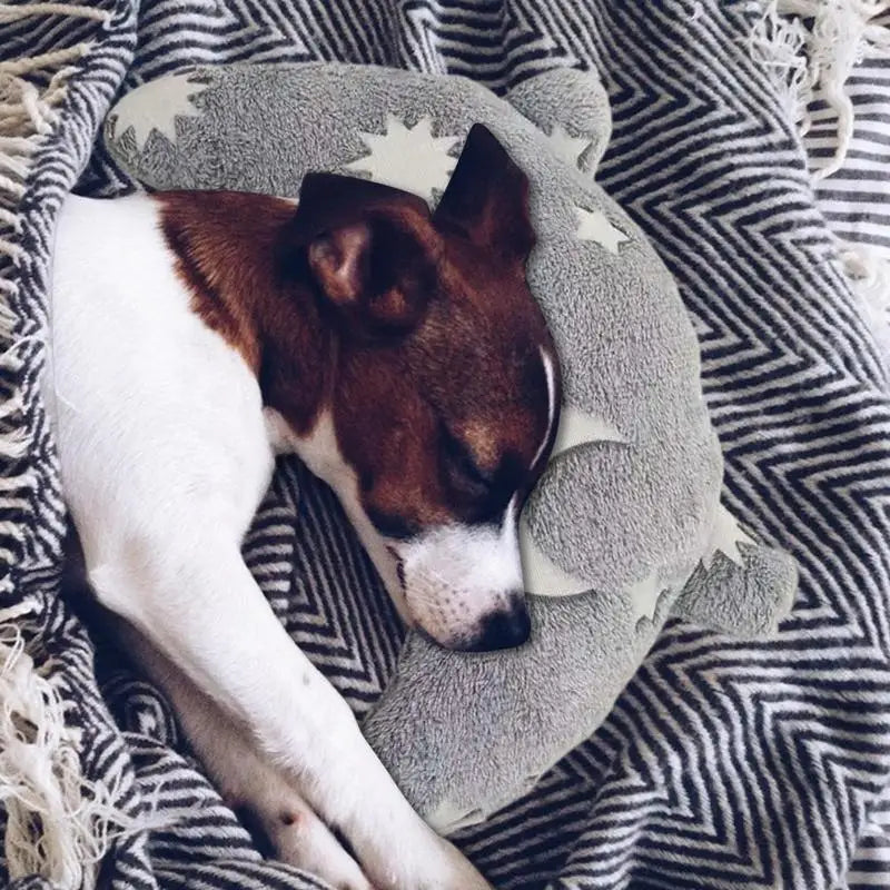 U Shaped Pet Pillow Pet Neck Protection Sleeping Pillow Comfortable Pet Dog Neck Pillow Glowing Washable Pet Calming Toy for Dog
