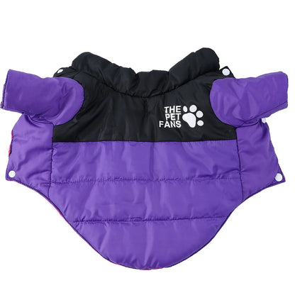 Reversible Dog Jacket For Small Medium Dogs Waterproof Pet Clothes For Winter Warm Pets Outfits Chihuahua Yorkshire Pug Costume