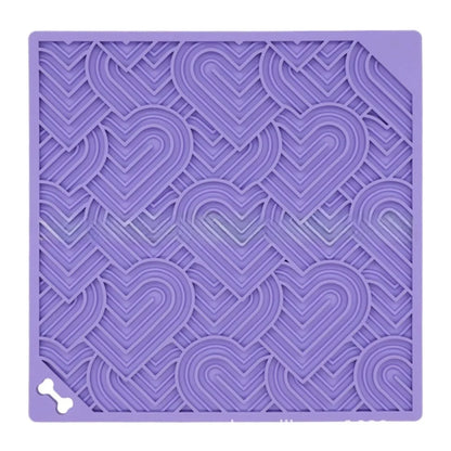 Dog Food Slow Feeder Sniff Mat with Suction Cup for Train Your Dog's Senses Anti-choking Silicone Snuffle Mats Pet Accessories