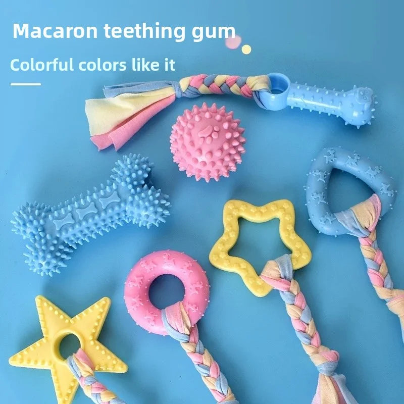 Puppy Toy Pet Dog Cotton Rope Toys Molar Stick Clean Tooth Chewing Toy Puppy Medium Large Dogs Funny Interactive Training