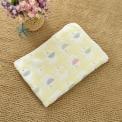 Soft Fluffy High Quality Pet Blanket Cute Cartoon Pattern Pet Mat Warm and Comfortable Blanket for Cat Dogs