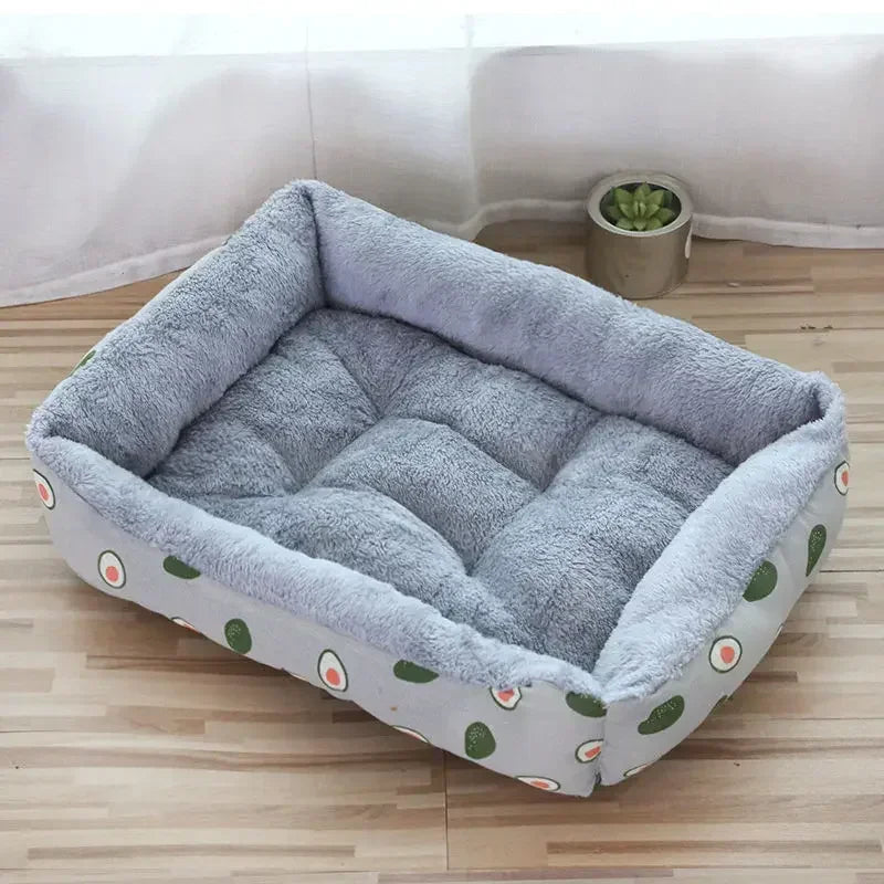 2023 Winter Warm Plush Dog Bed Mat Kennel Soft Fleece Dog Puppy Pet Supplies Nest For Small Medium Dogs House Waterproof Cloth