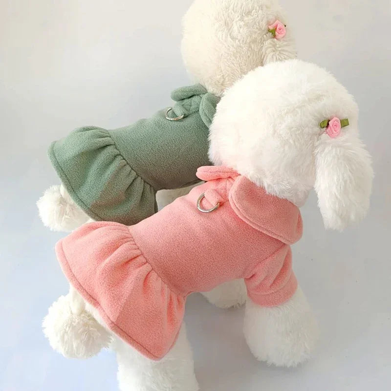 the SANTAPUP WINTER COAT - Santa Christmas Costume Clothes for Pet, Small Dogs Winter Dog Hooded Coat/Jackets, Puppy/Cat Clothing, Chihuahua/Yorkie Gift