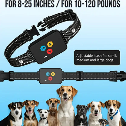 the DOG TRAINER - 1000m Electric Dog Training Collar, Pet Remote Control Type-C Backlight Display Shock Vibration Sound Collar with Security Lock
