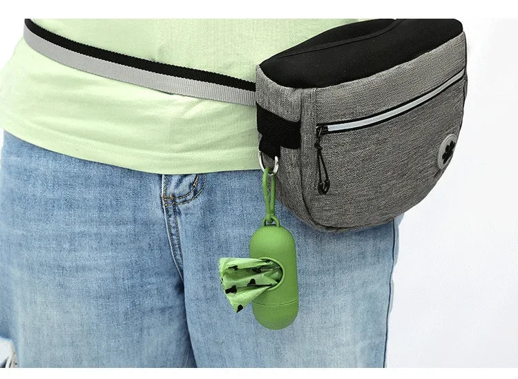 the LED LIGHT POOP BAG DISPENSER - Degradable Dog Poop Bag Dispenser, LED Light Waste Bags Holder, Dispensers Poop Bags Set, Dogs Trash Pets Clean Accessories