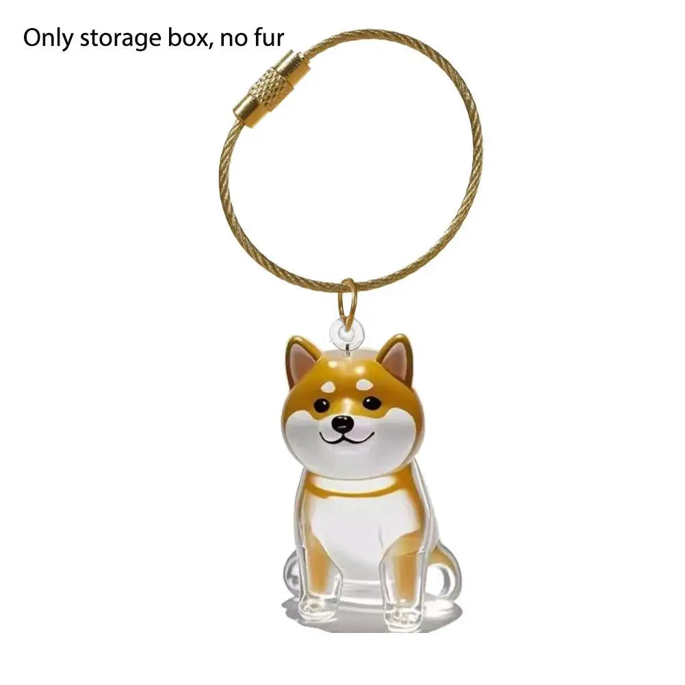 Keychain For Collecting Cat And Dog Hair, Fur Life Pendant For Dogs, DIY Pet Furs Collection Keychain, Pet Fur Keepsake