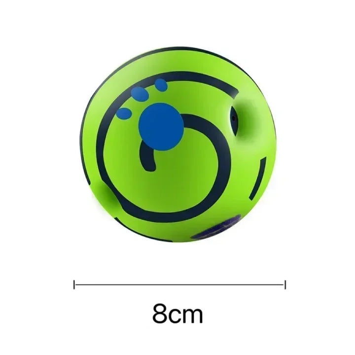 Pet Dog Toy Ball Wobble Wag Giggle Sound-Emitting Glow Ball Interactive Dog Toy Funny Indoor or Outdoor Play Agility Training