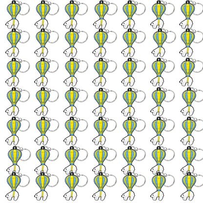 50PCS Cute Animal Keychain knife Ducks Dogs Cats Keyring for Women Men Kids Handbag Cool Car Key Accessories Friends Key Gifts