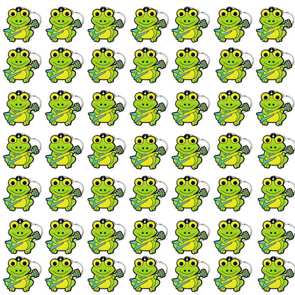 50PCS Cute Animal Keychain knife Ducks Dogs Cats Keyring for Women Men Kids Handbag Cool Car Key Accessories Friends Key Gifts