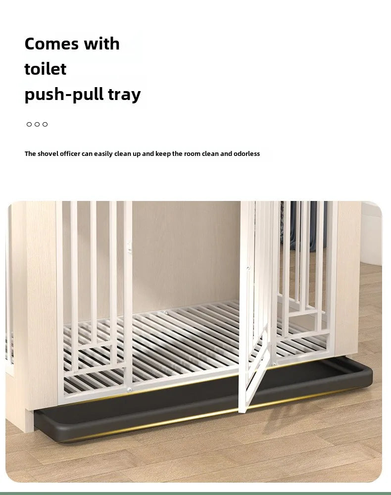 Heavy Duty Large Dogs Cage High Strength Steel Wood Easy To Install Dog Crate Pet Dog Kennel