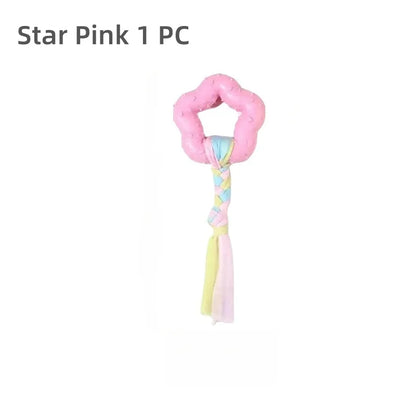 Puppy Toy Pet Dog Cotton Rope Toys Molar Stick Clean Tooth Chewing Toy Puppy Medium Large Dogs Funny Interactive Training